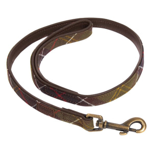 Barbour - Tartan köpek tasması | Koyu kahverengi