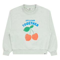 Hundred Pieces - Alba Bio-Baumwoll-Sweatshirt | Celadon