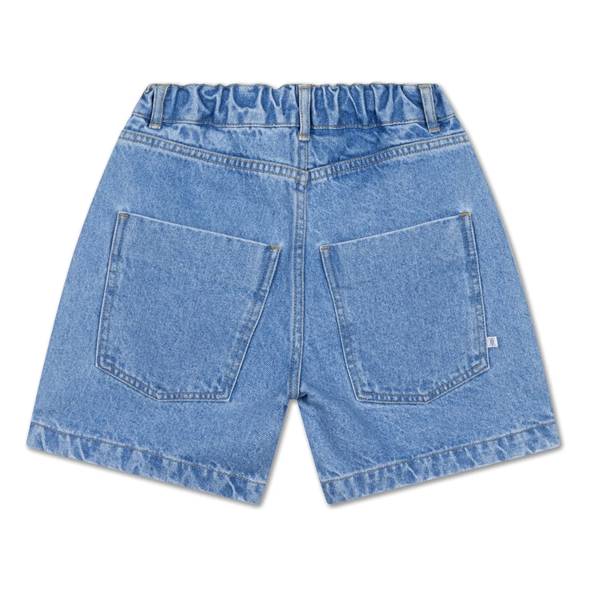 Repose AMS - Organic Cotton Denim Bermuda Shorts | Blue