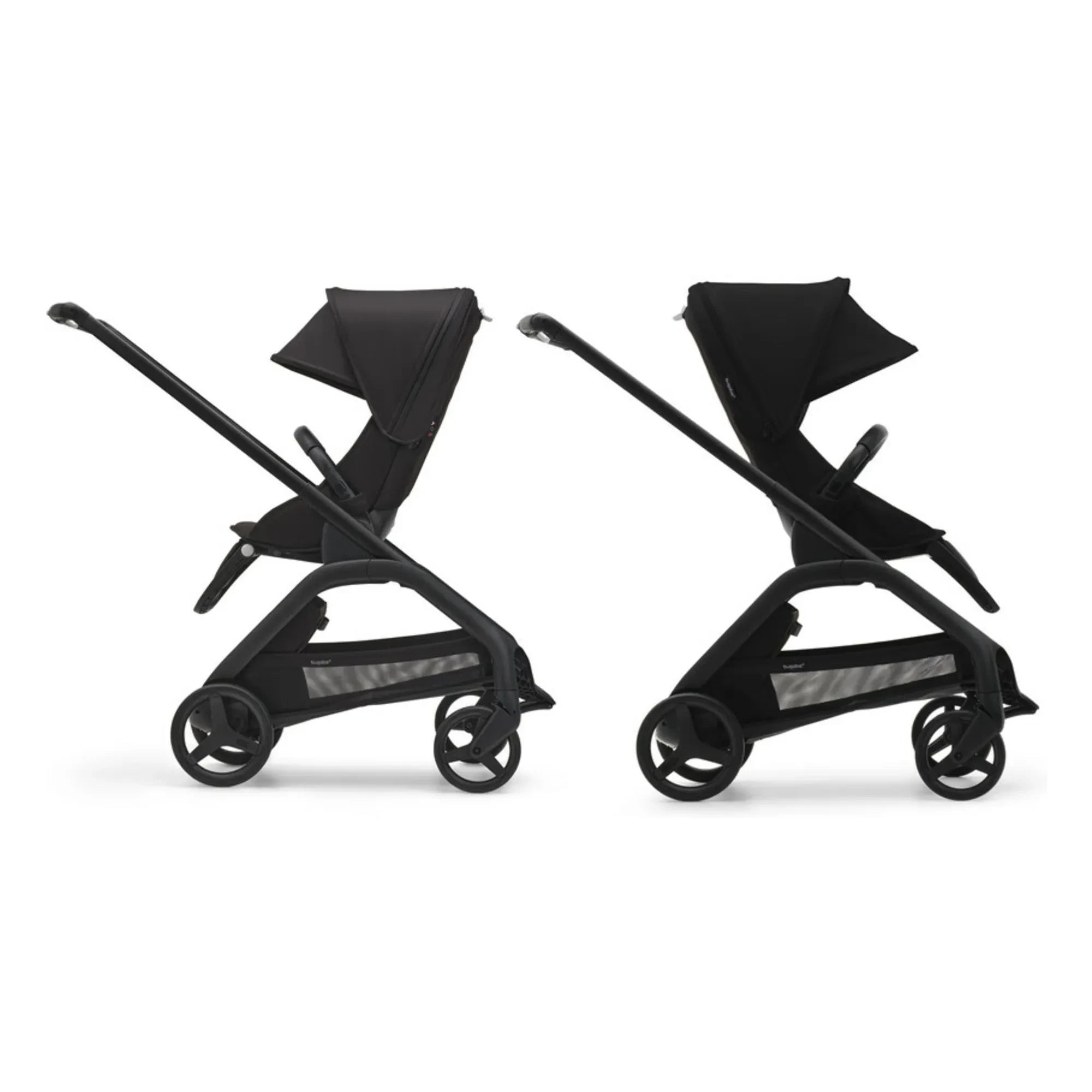 Bugaboo - Bugaboo Dragonfly Stadtkinderwagen komplett Gestell schwarz | Schwarz