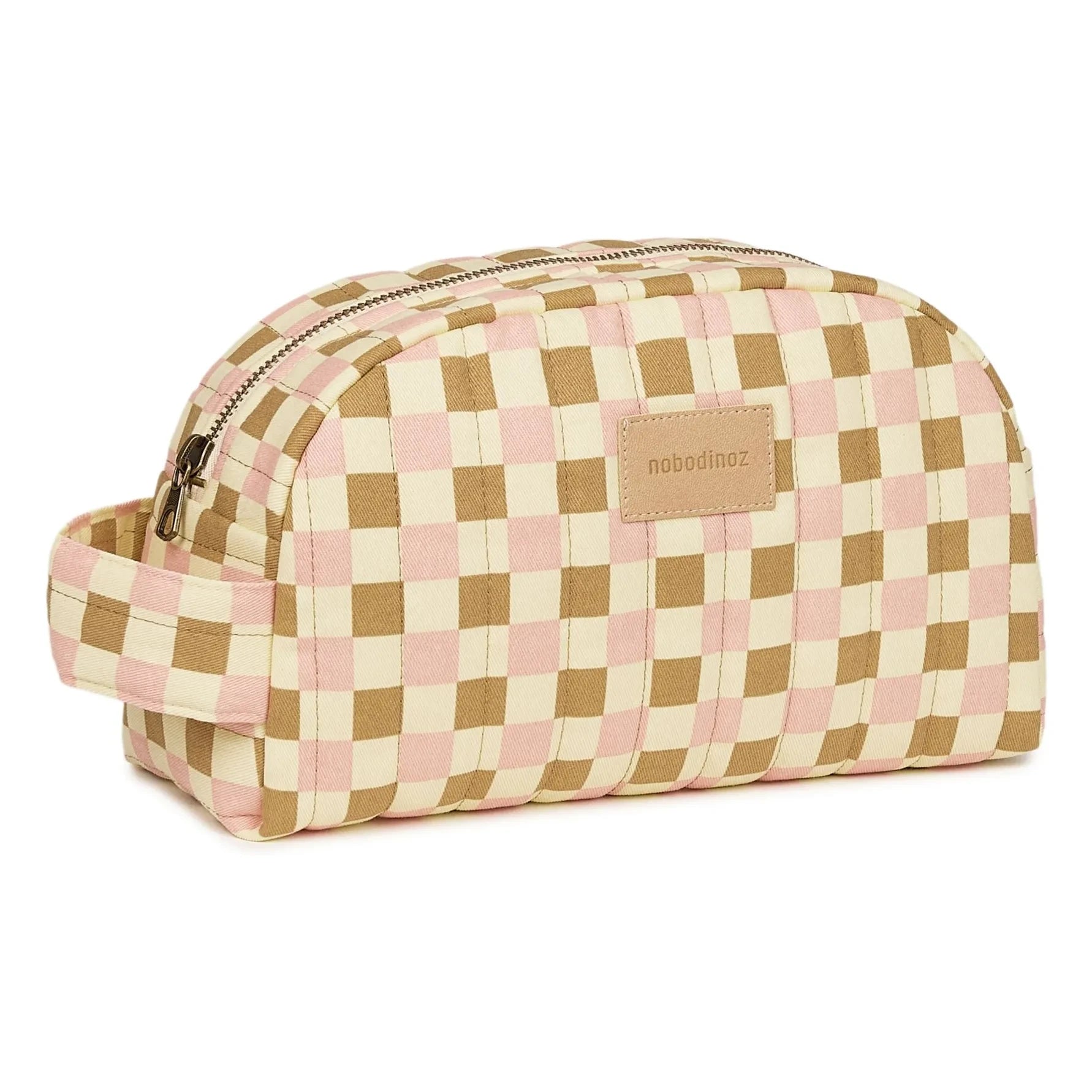 Nobodinoz - Hyde Park Mosaic cosmetic bag | Pink