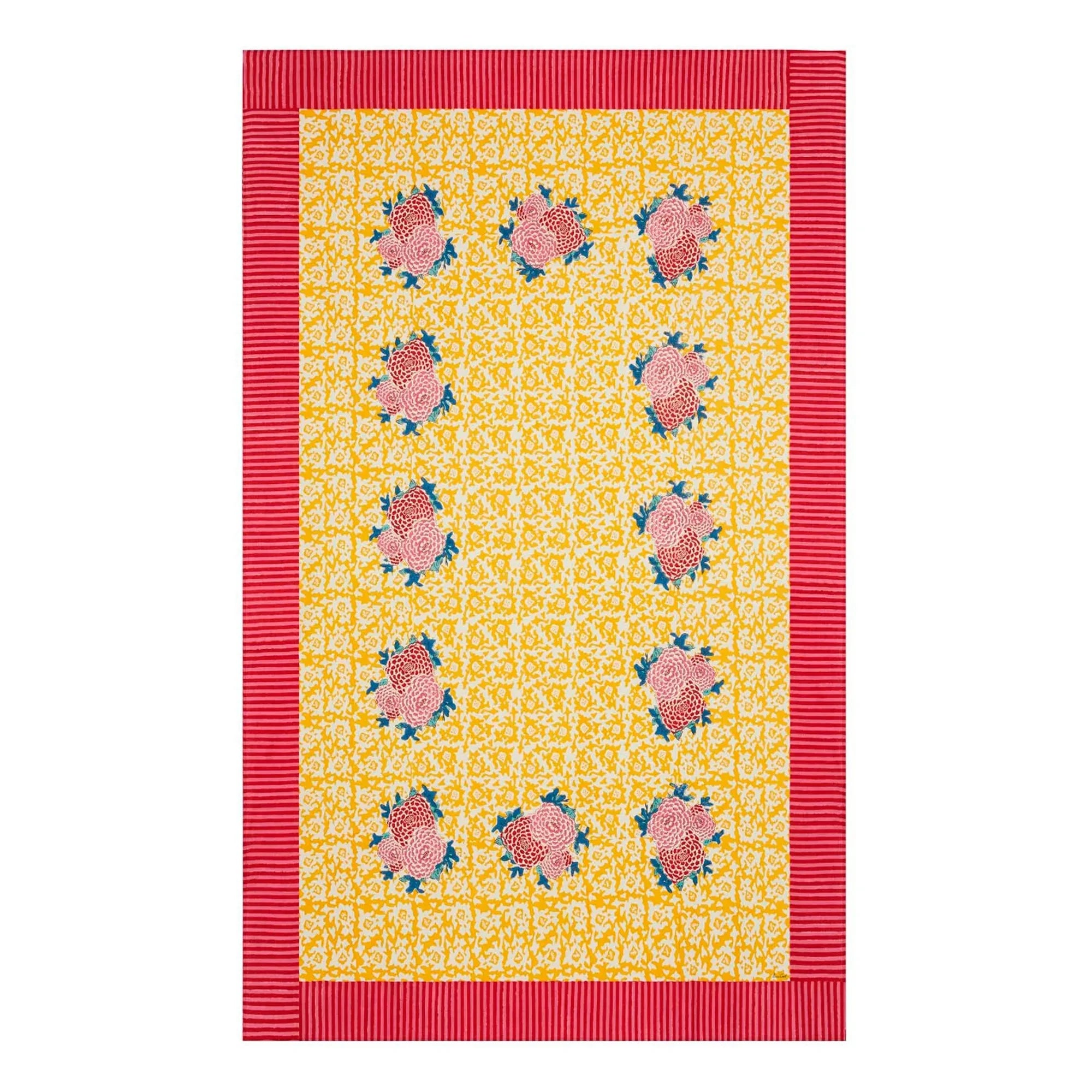 Lisa Corti - Arabesque Tablecloth Corolla | Yellow
