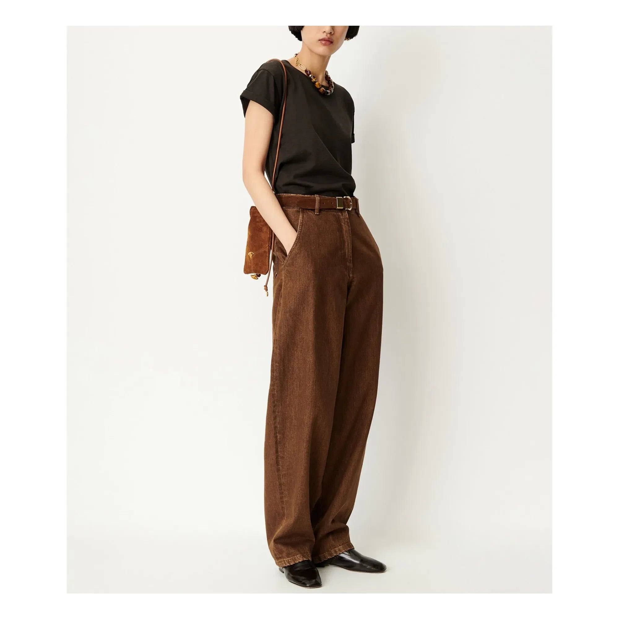 Sessùn - Organik Pamuk Kart Jean | Camel