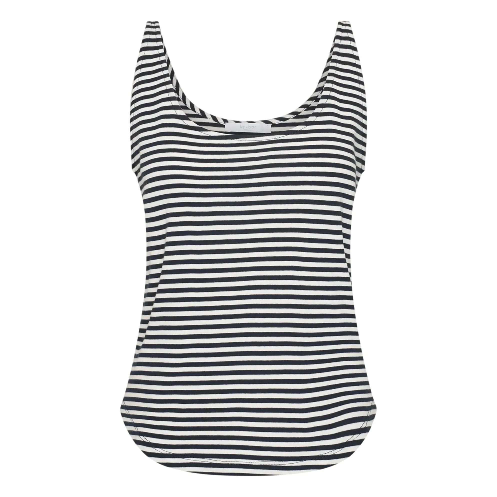 By Bar - Cotton Striped Tank Top | Night Blue