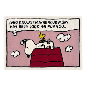 Maison Deux - Peanuts Comic Teppich | Rosa