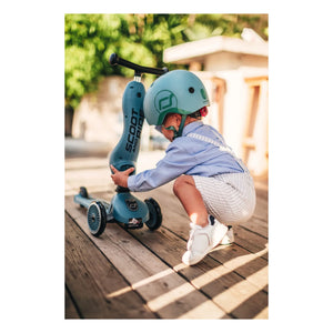 Scoot & Ride - Kask | Gri mavi
