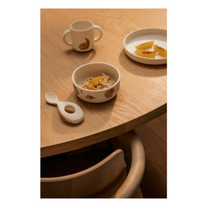 Liewood - VIVI silikon yemek takımı - 4'lü Set | Elephant/Creme de la creme