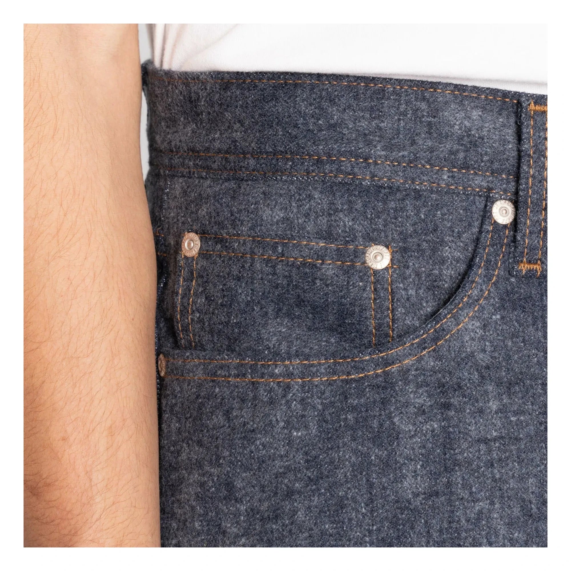 Naked & Famous - Jean Weird Guy Max Brush Selvedge | İndigo