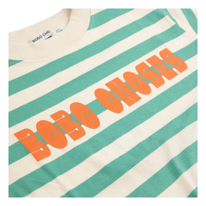 Bobo Choses - Çizgili Bobo Choses T-shirt | Yeşil