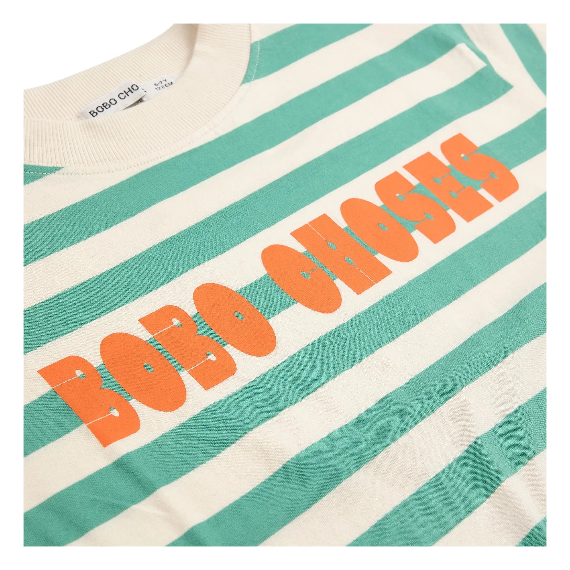 Bobo Choses - Çizgili Bobo Choses T-shirt | Yeşil