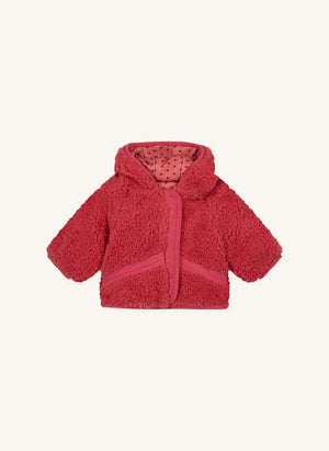 Bonton - Sherpa Piper coat | Framboise