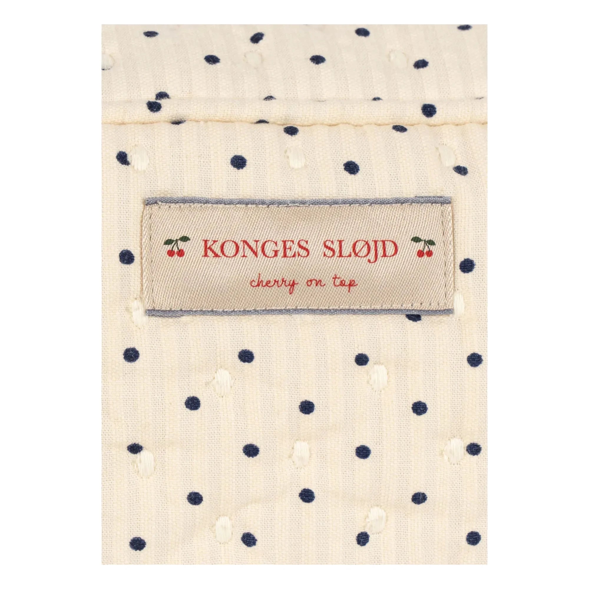 Konges Sløjd - Large Estate Dot Makeup Bag | White