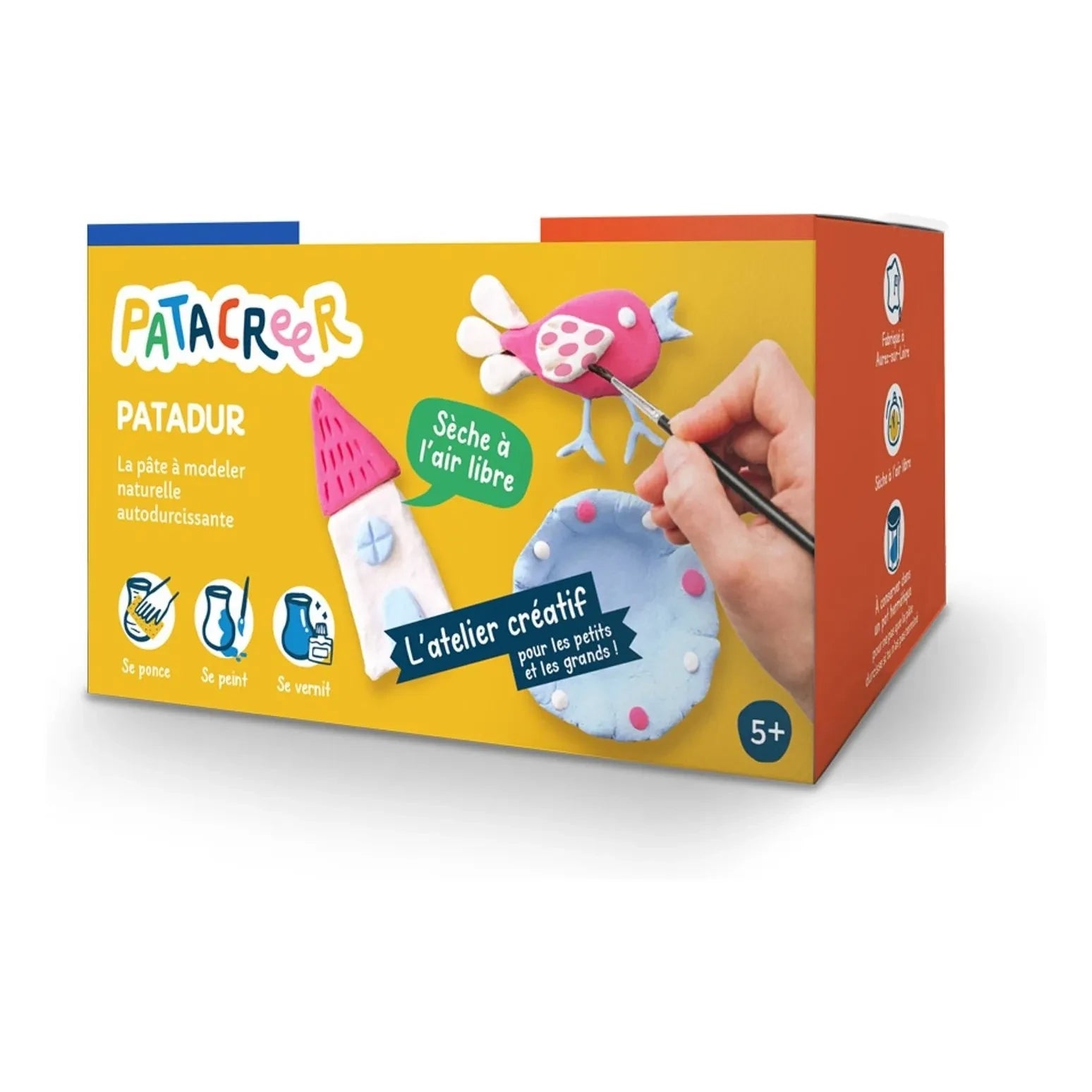 Patacréer - Mon Atelier Créatif kendi kendine sertleşen modelleme kili