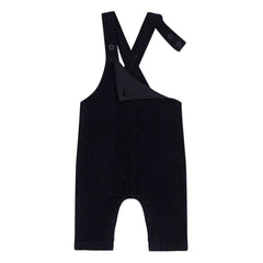 Petit Bateau - Strampler aus Samt | Marineblau
