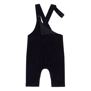 Petit Bateau - Strampler aus Samt | Marineblau