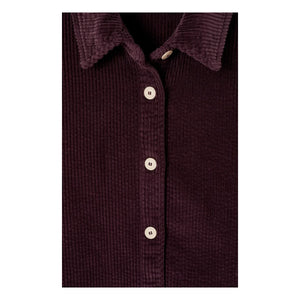 American Vintage - Padow Pamuk Gömlek | Aubergine