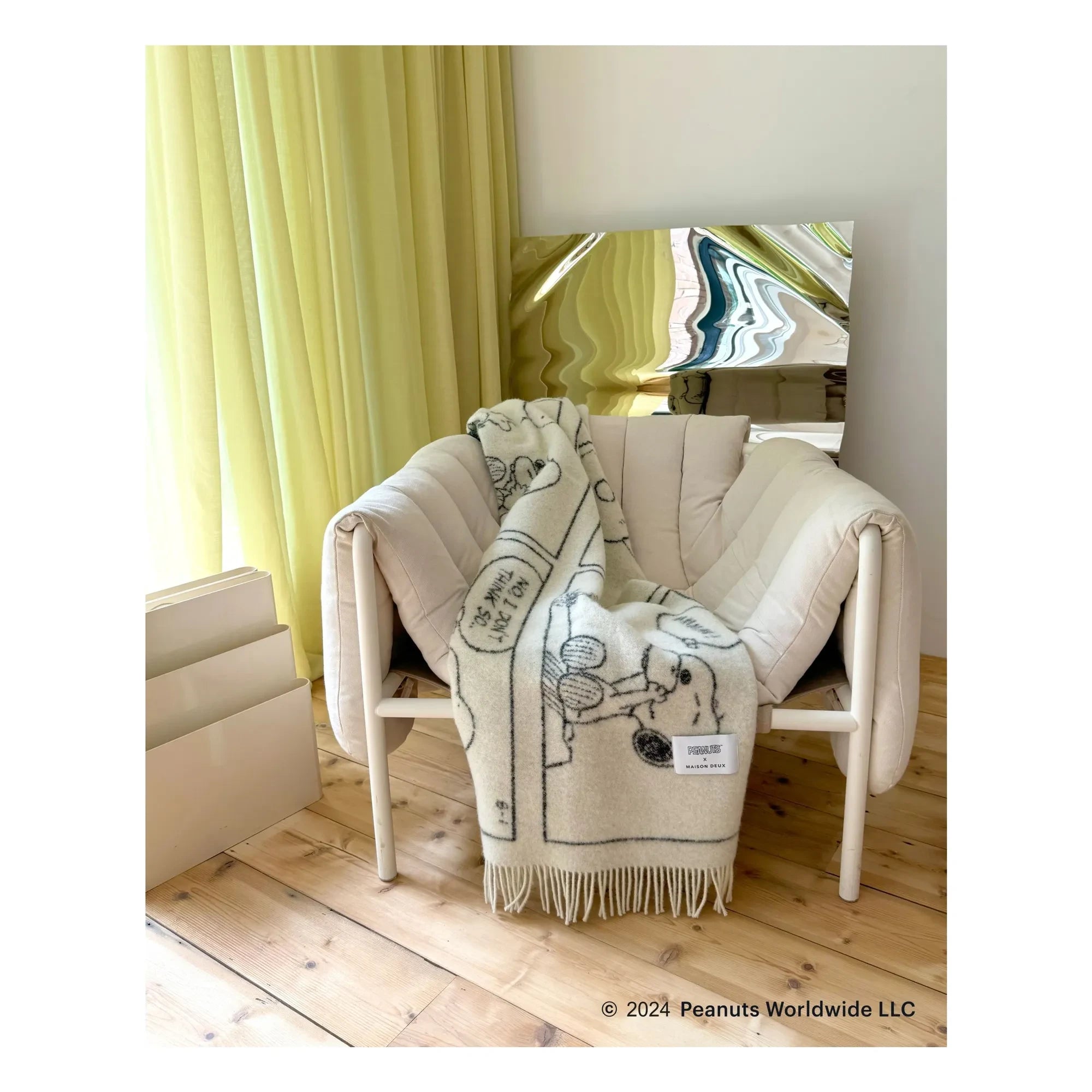 Maison Deux - Peanuts Atkı | Siyah