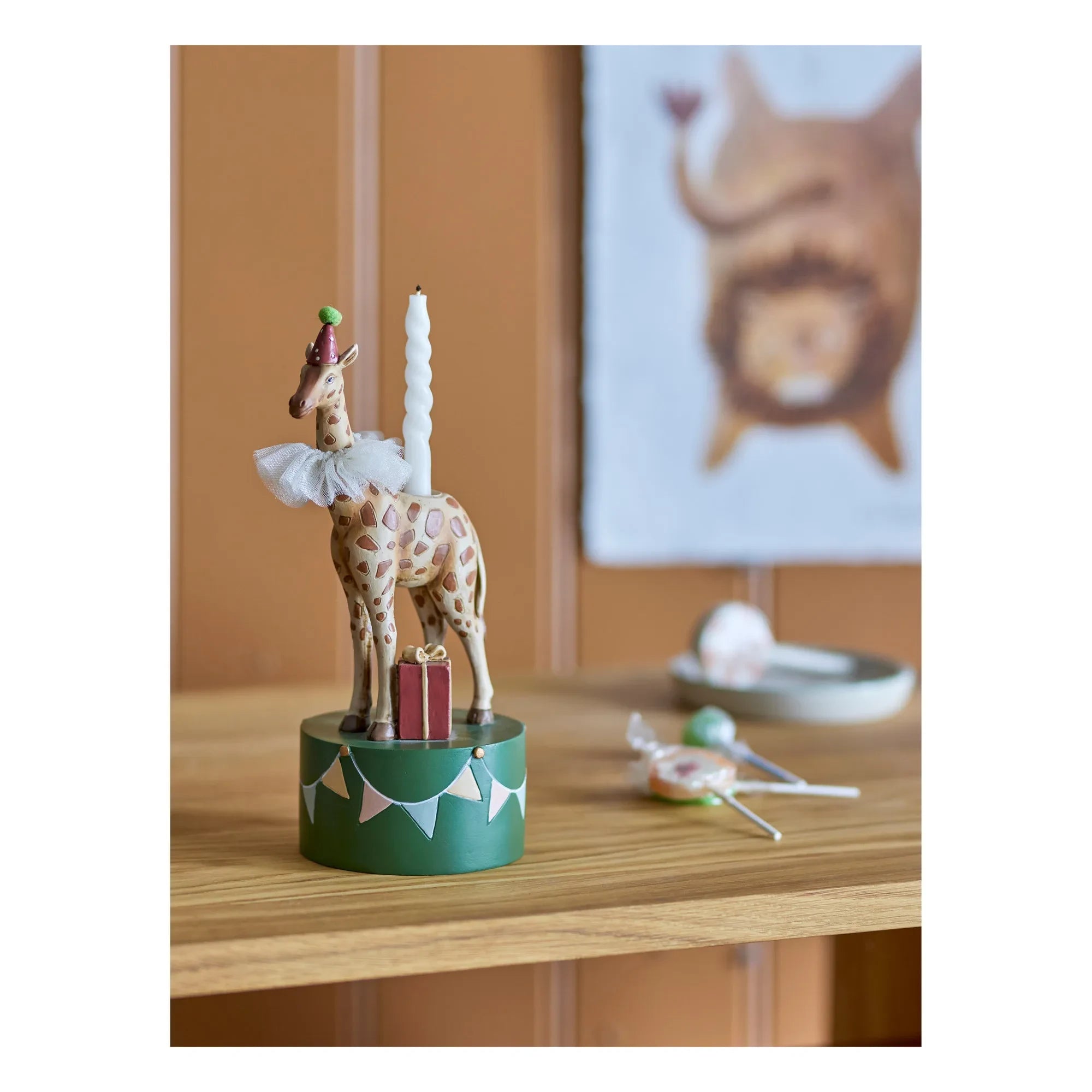 Bloomingville Mini - Kerzenständer Giraffe Flor