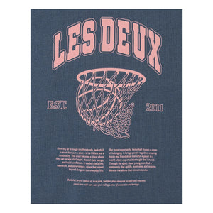 Les Deux - Hoop Bio-Baumwoll-T-Shirt | Blau