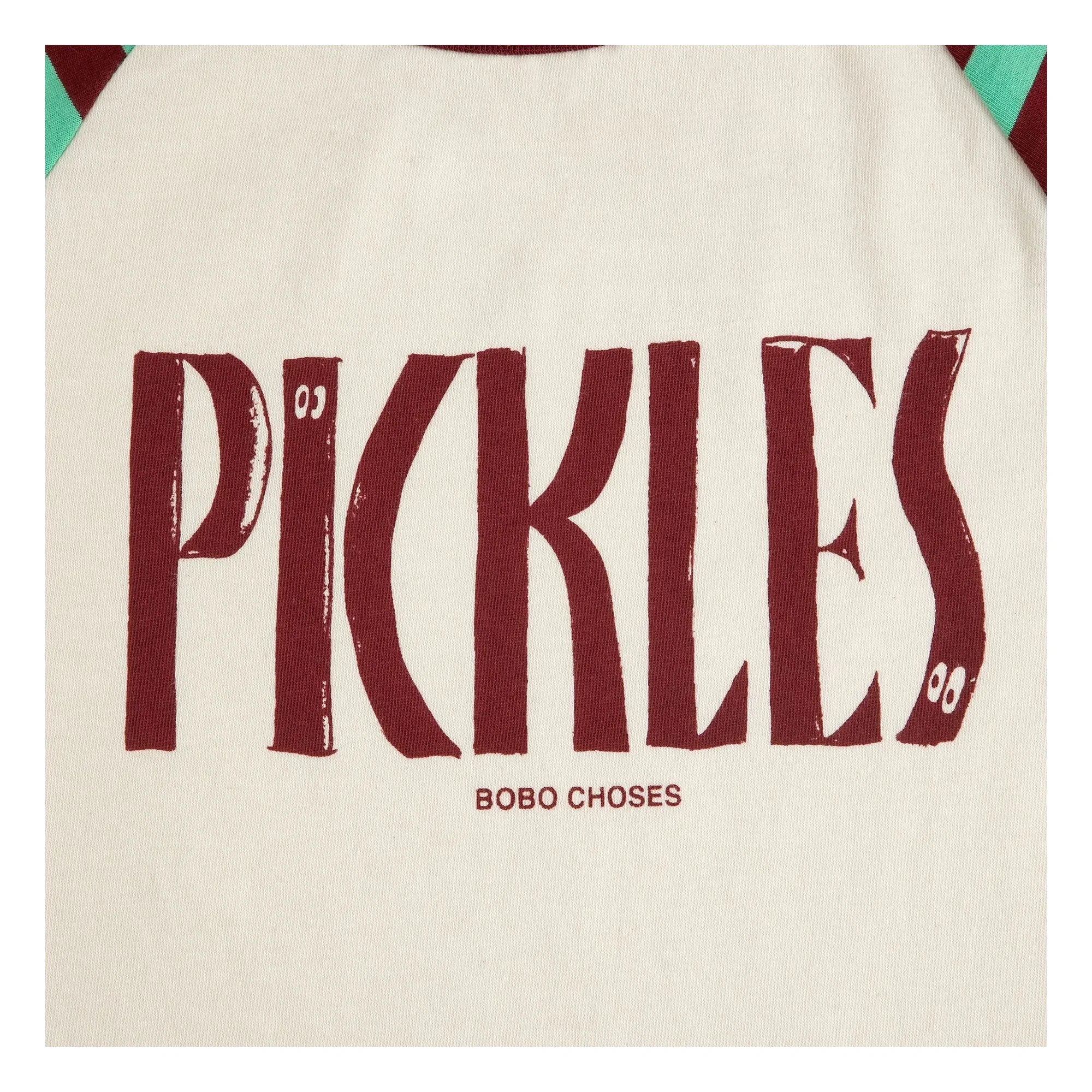 Bobo Choses - Pickles Organik Pamuk Tişört | Beyaz