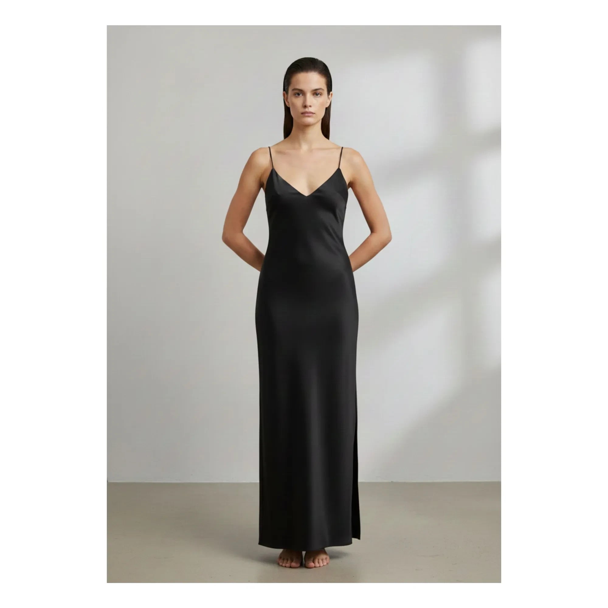 Vanessa Sposi - Slip-Kleid | Schwarz