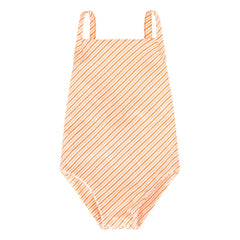 Ina Swim - Mara Gestreifter Einteiler | Koralle