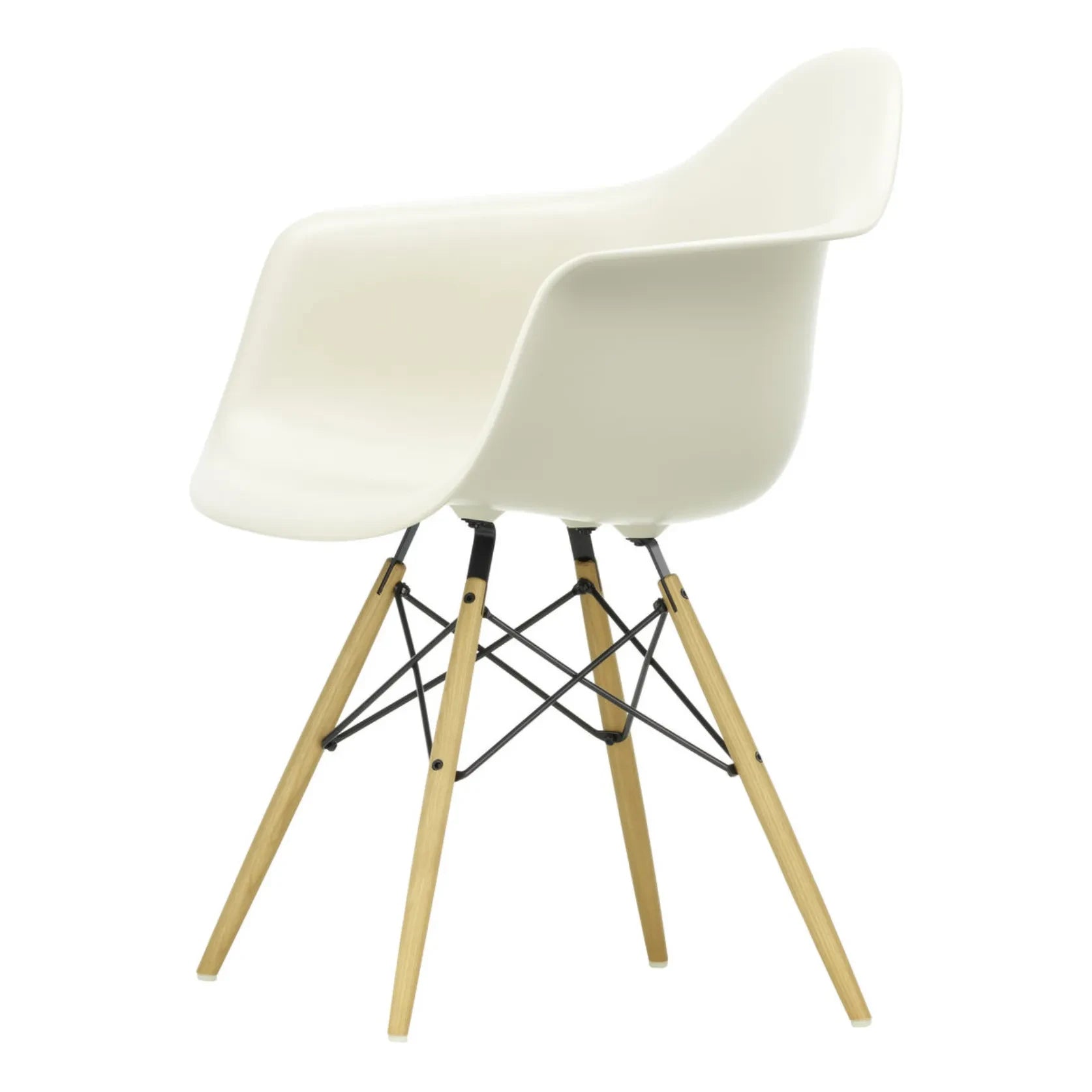 Vitra - DAW sandalye - akçaağaç taban - Charles & Ray Eames | Gris galet