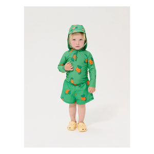 Bobo Choses - Orange Baby-Badehaube | Grün