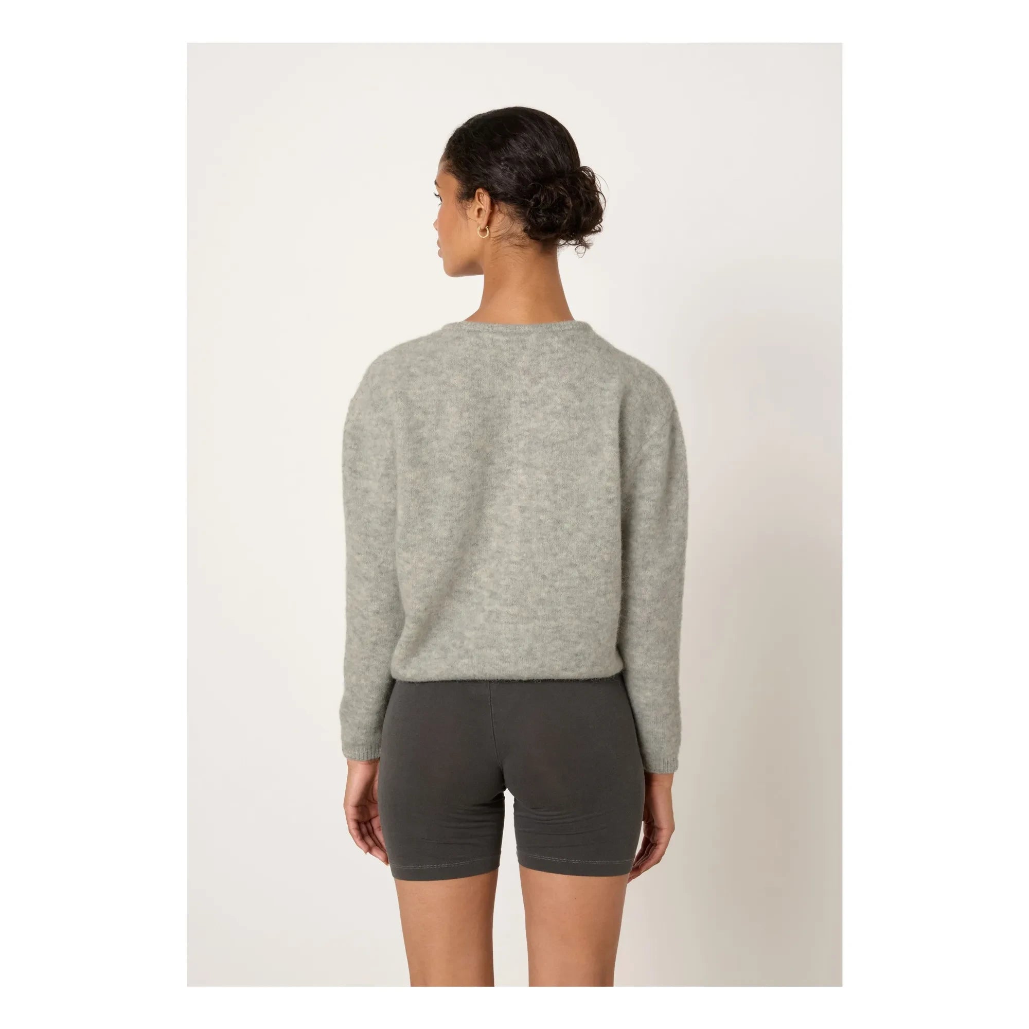 American Vintage – Vitow Alpaka- und Wollweste | Hellgrau