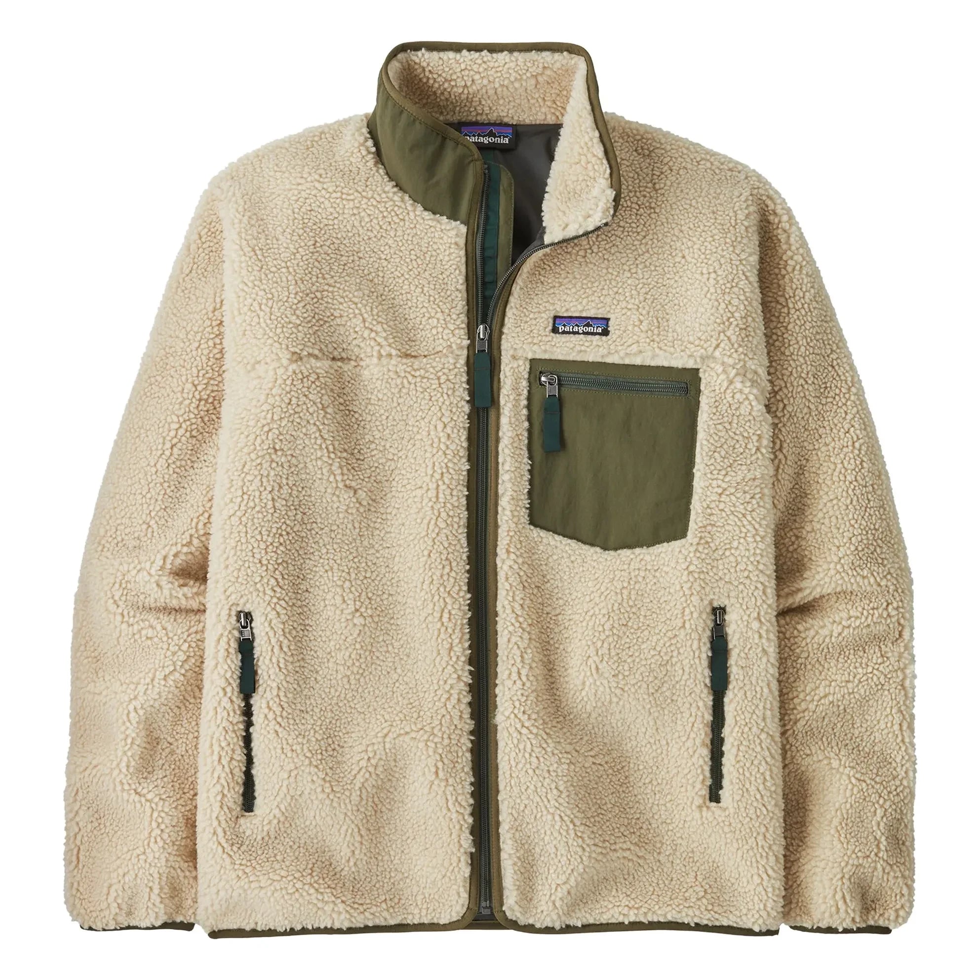 Patagonia - Classic Retro-X Geri Dönüştürülmüş Elyaf Polar Ceket | Bej