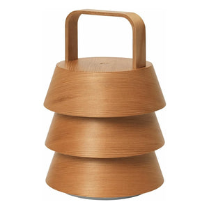 Ferm Living - Luver Tragbare Lampe | Braun