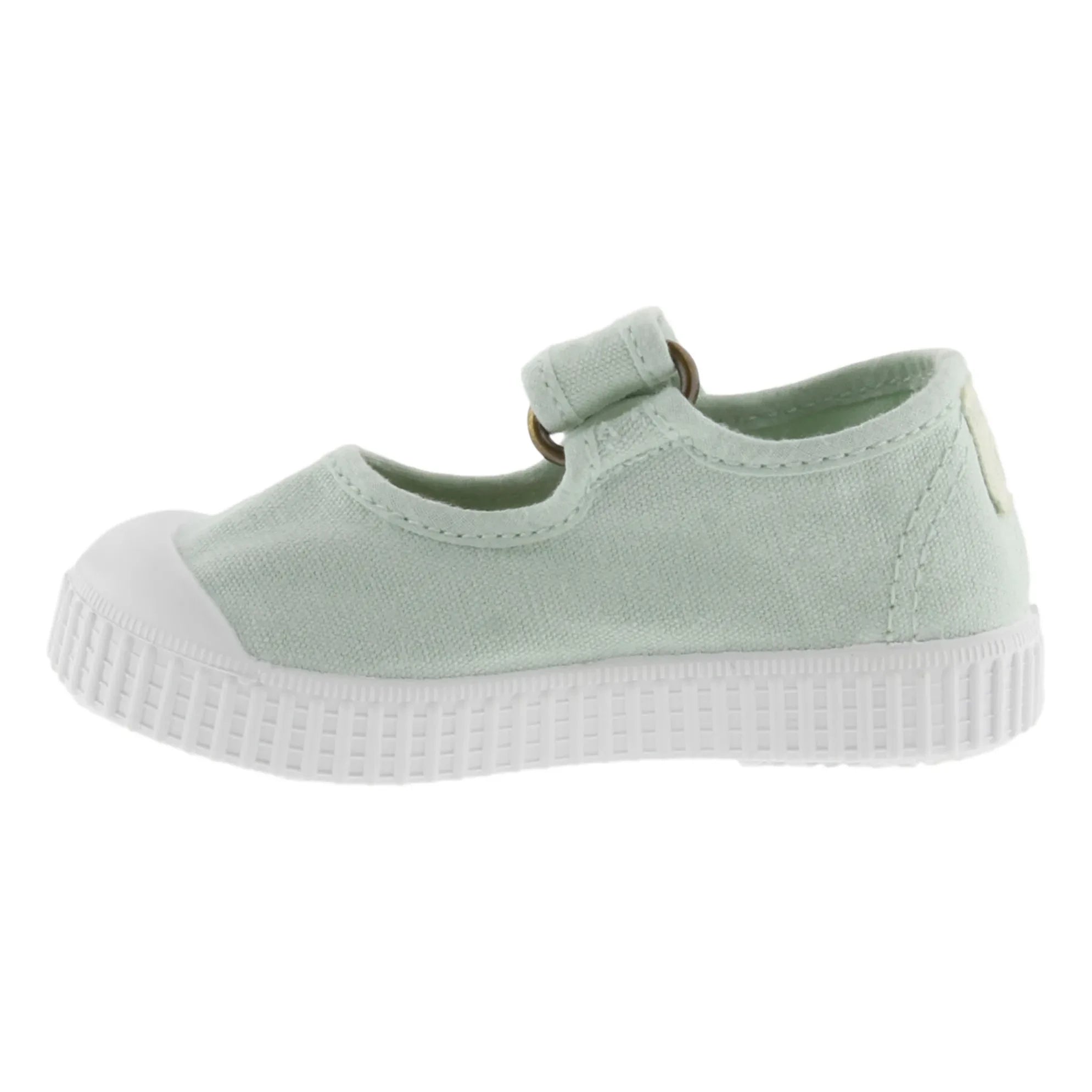 Victoria - Mercedes Tira Lona Çizik Sneakers | Yeşil su
