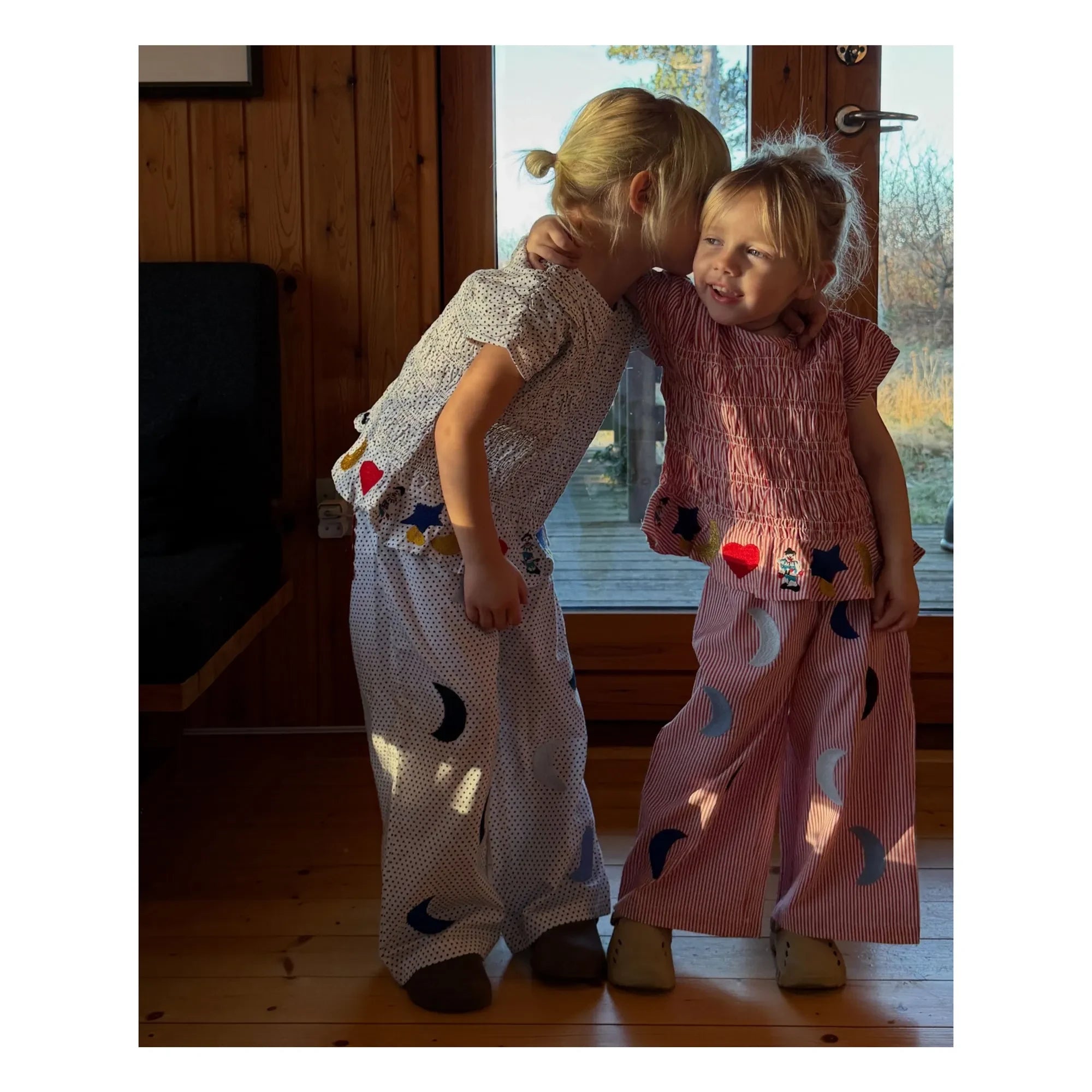 SISSEL EDELBO - Gestreifte Saxo Hose - Kinderkollektion | Rot