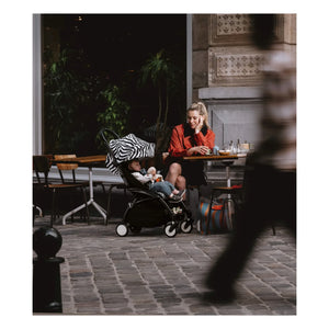 Stokke® - YOYO³ 6+ Baston Bebek Arabası Siyah Çerçeve | Zebra