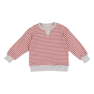 Babe & Tess - Gestreiftes Tito Sweatshirt | Rot