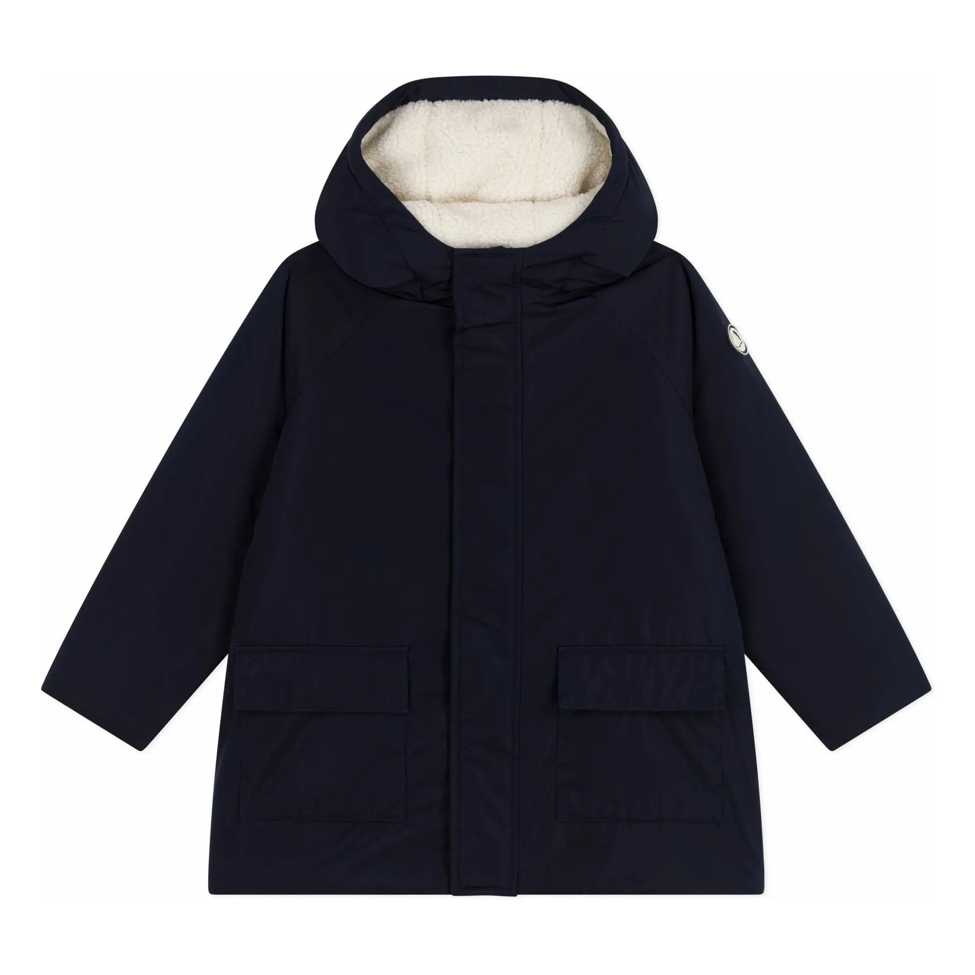 Petit Bateau - Uzun Düz Parka | Lacivert