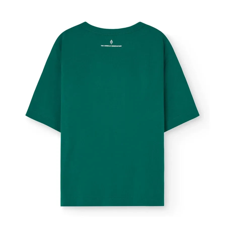 The Animals Observatory - Collie Fusée organik pamuklu T-shirt | Yeşil