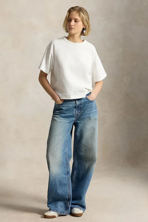 Polo Ralph Lauren wide leg kadın kot pantolon