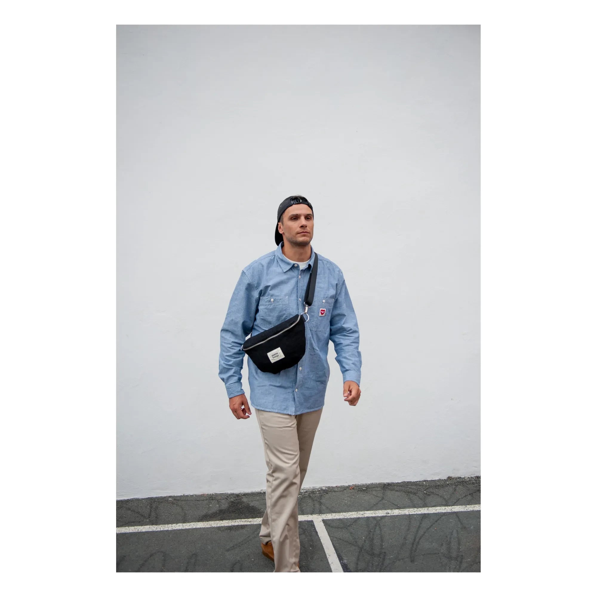 Mama Hangs - Bloom Bag multifunktionale Bananentasche | Schwarz