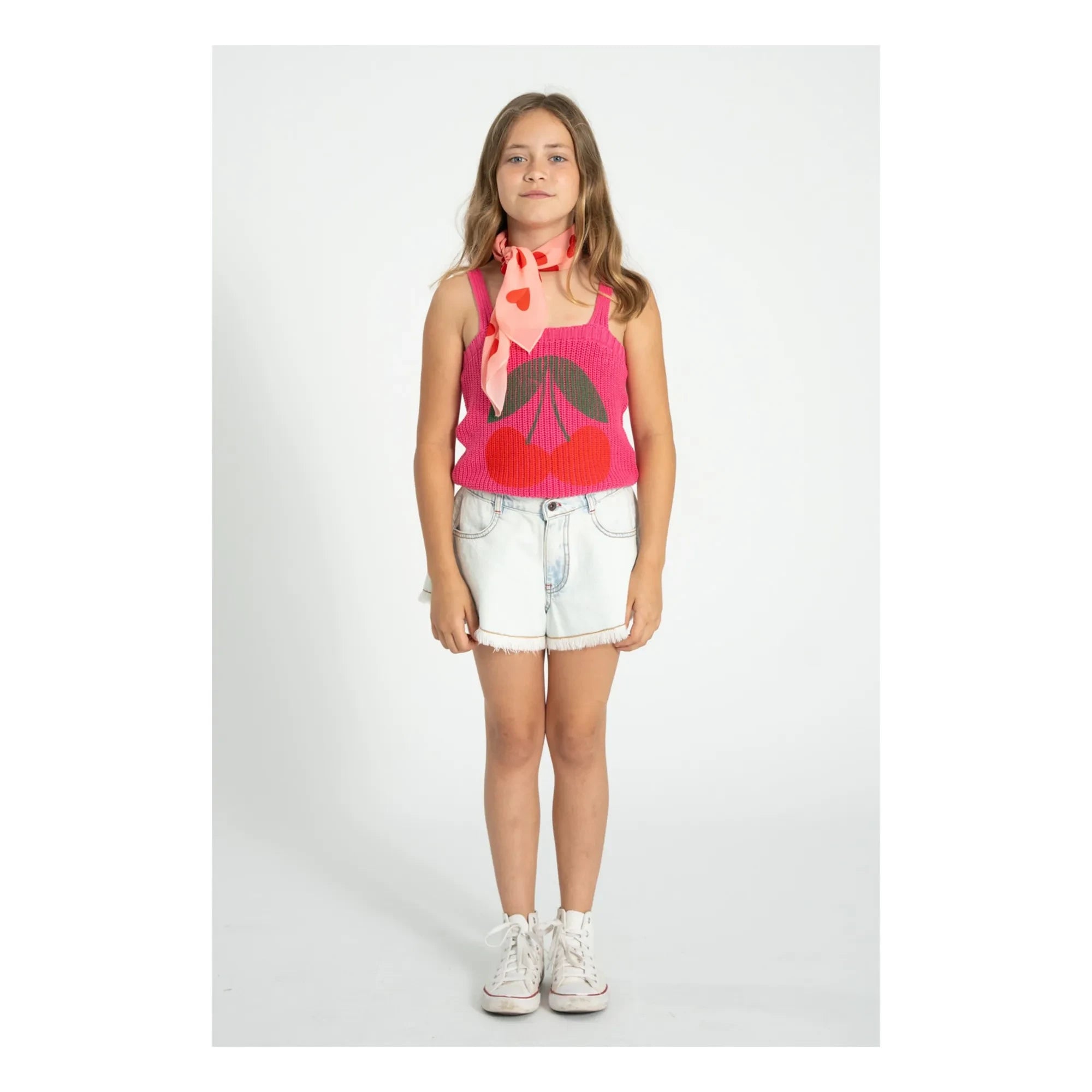 Piupiuchick - Distressed Denim-Shorts | Washed Blue