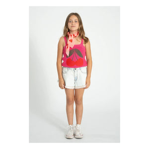 Piupiuchick - Distressed Denim-Shorts | Washed Blue
