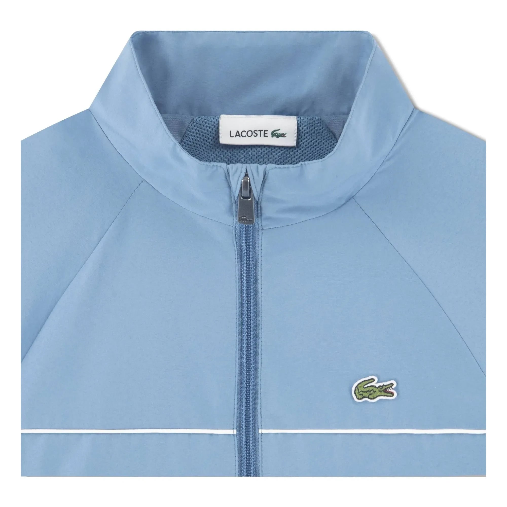 Lacoste - Monogramlı Geri Dönüştürülmüş Elyaf Ceket ve Eşofman Altı Seti | Açık Mavi