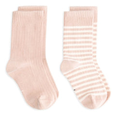 Gray Label - 2 Çift Organik Pamuklu Çorap Seti | Pembe