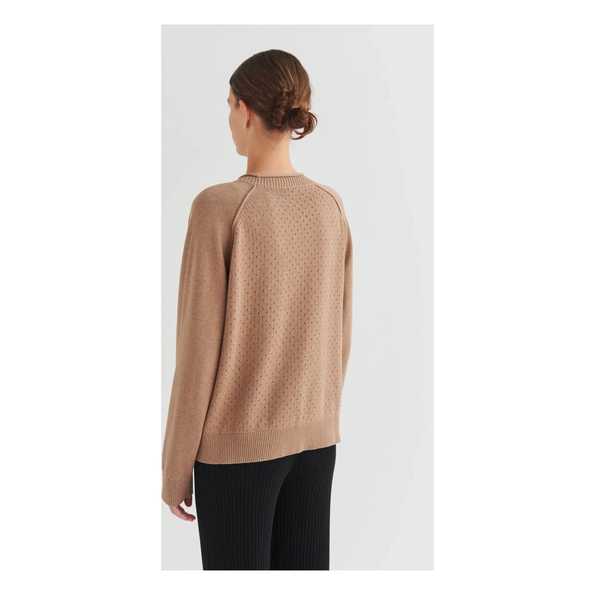 FUB - Pointelle sweatshirt | Ekru