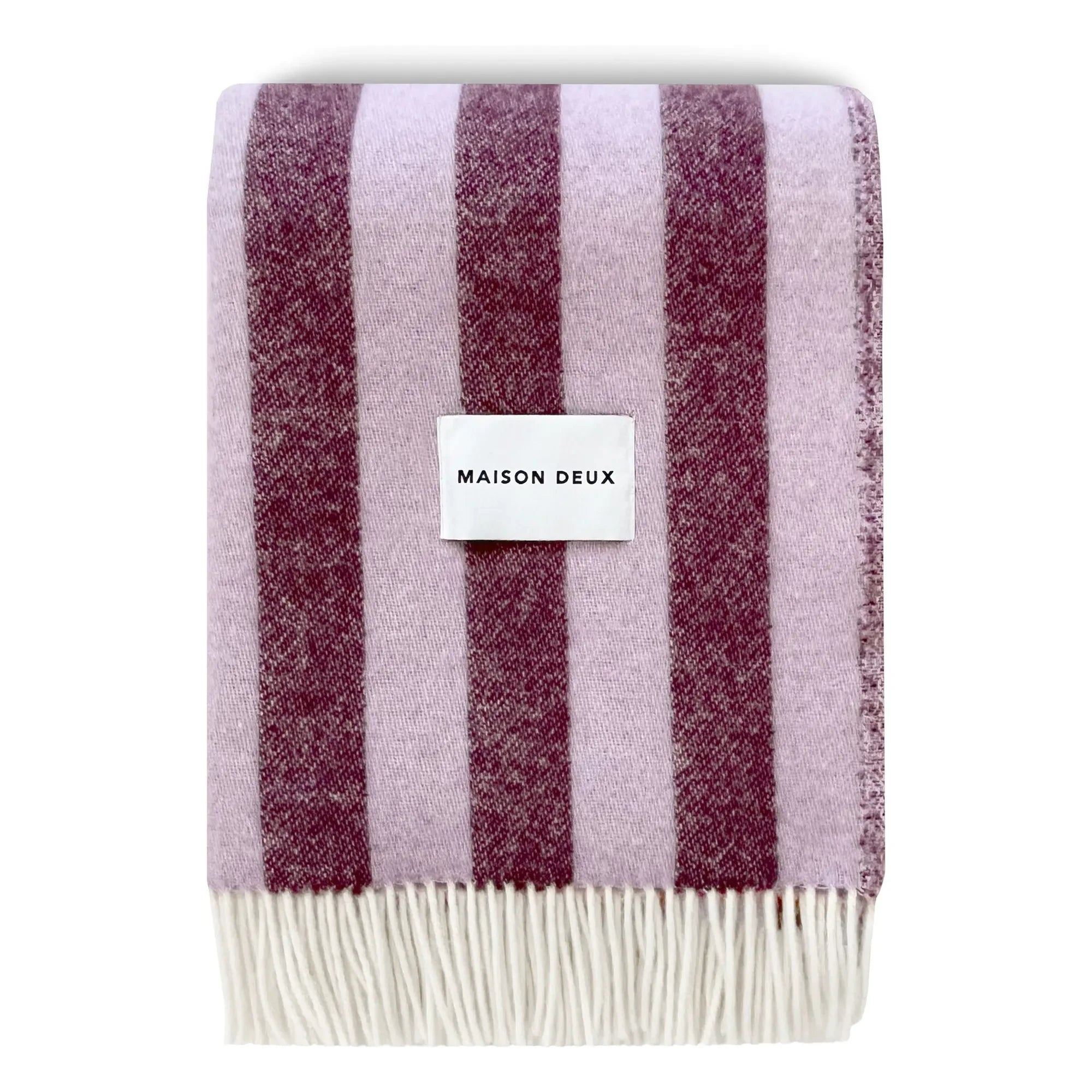 Maison Deux - Candy Wrap yün battaniye | Leylak