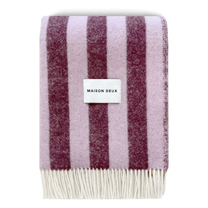 Maison Deux - Candy Wrap yün battaniye | Leylak