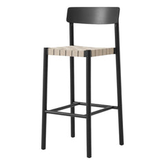 & Tradition - Betty TK15 doğal kül ağacı hasır bar taburesi 75 cm