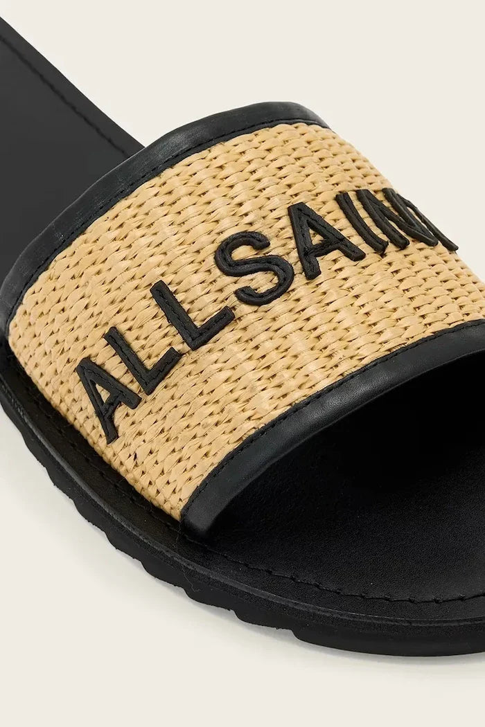 AllSaints Kadın Deri Sandalet Hoxton Slider