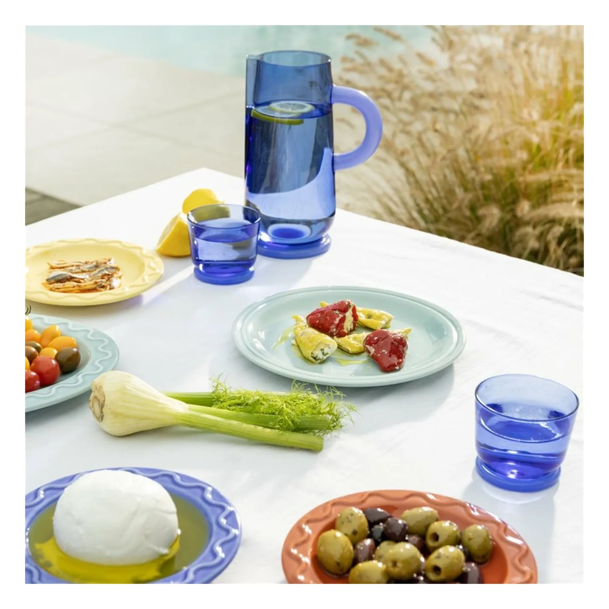 &Klevering - Mochi tabaklar - 2'li Set | Mavi
