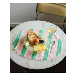 Tarta Gelatina - Organik pamuklu Amerikan servisleri - 2'li set | Yeşil
